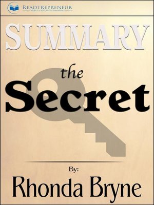 cover image of Summary of the Secret by Rhonda Byrne